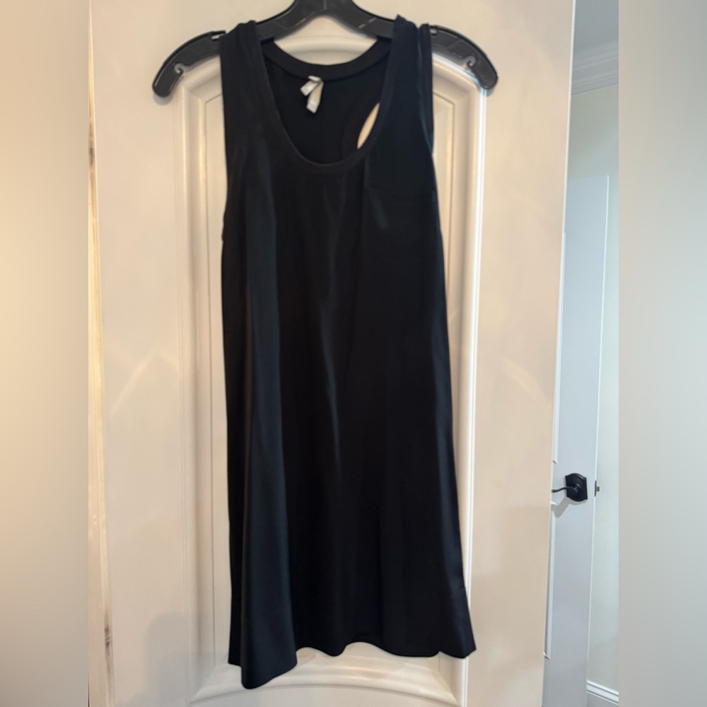 Joie Black Sleeveless Silk Mini Dress